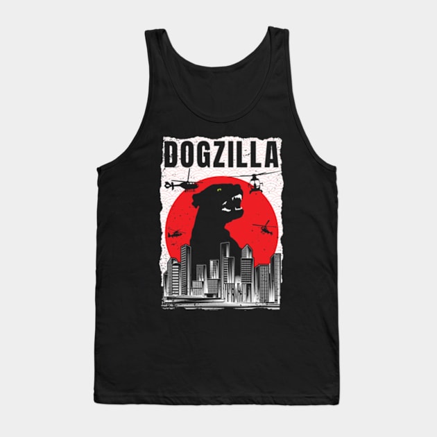 Dogzilla Tank Top by perdewtwanaus